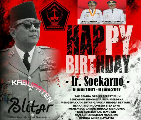 Hari Ini, Selamat Hari Lahir ke 116th Bpk. Ir. SOEKARNO
Berkatmu Indonesia Bisa Jaya Menembus Zaman Hingga Mendunia #HariBungkarno #Soekarno
