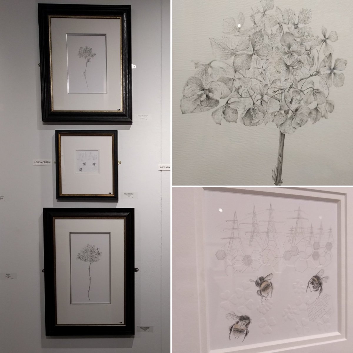 Louisa_Crispin's tweet photo. Setting up today @BanksideGallery with @SGFADrawing 
Opens at 11am 6/6
PV is 6-9pm, see you there
#londonexhibition #drawing #openingnight https://t.co/rvE5WYI6YW