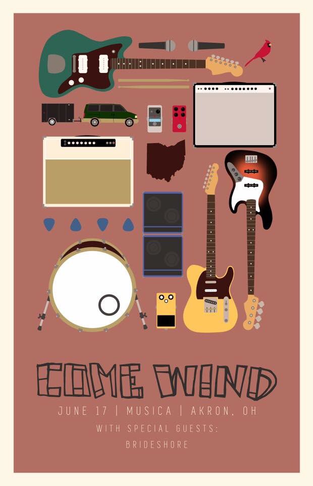 Our show with <a href="/ComeWind/">Come Wind</a> is right around the corner. Have you gotten your tickets yet?