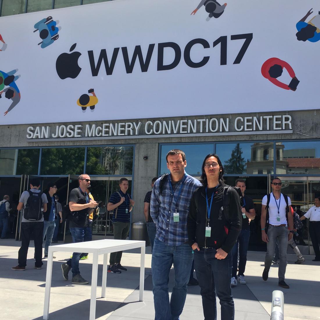 Sincerely developers at  #WWDC17 in San Jose.   #inkcards #postagram #sincerely