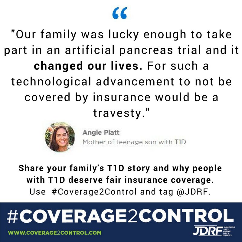 BreakthroughT1D's tweet image. Share your #T1D stories using the hashtag #Coverage2Control. You might be featured on our site: Coverage2Control.com