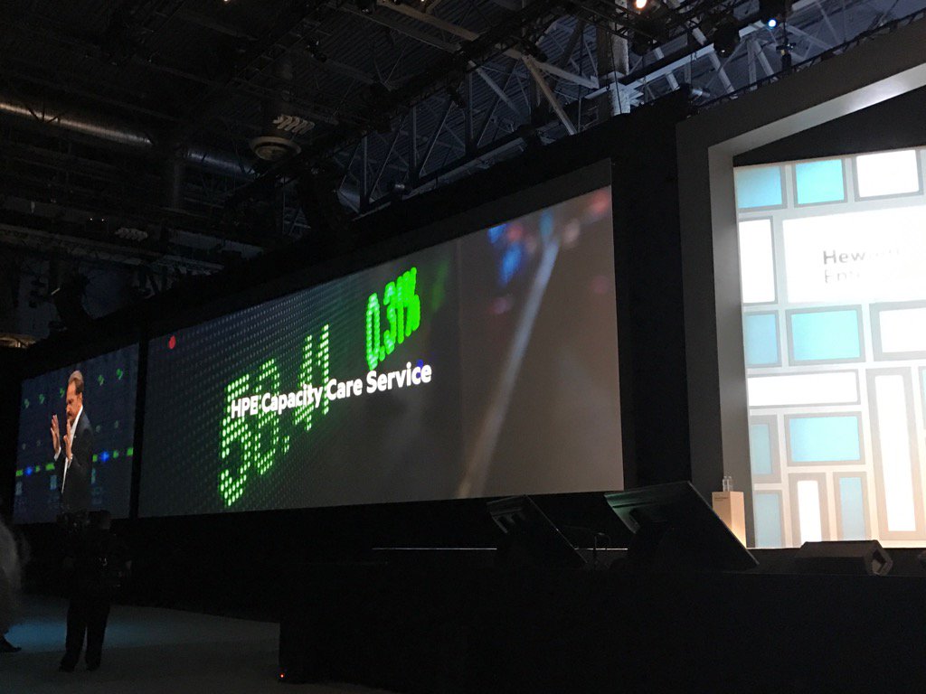 #HPEPartnerSummit  get HPE HPE Capacity Care Service with Gen10.   Secure, agility, economic control with HPE!