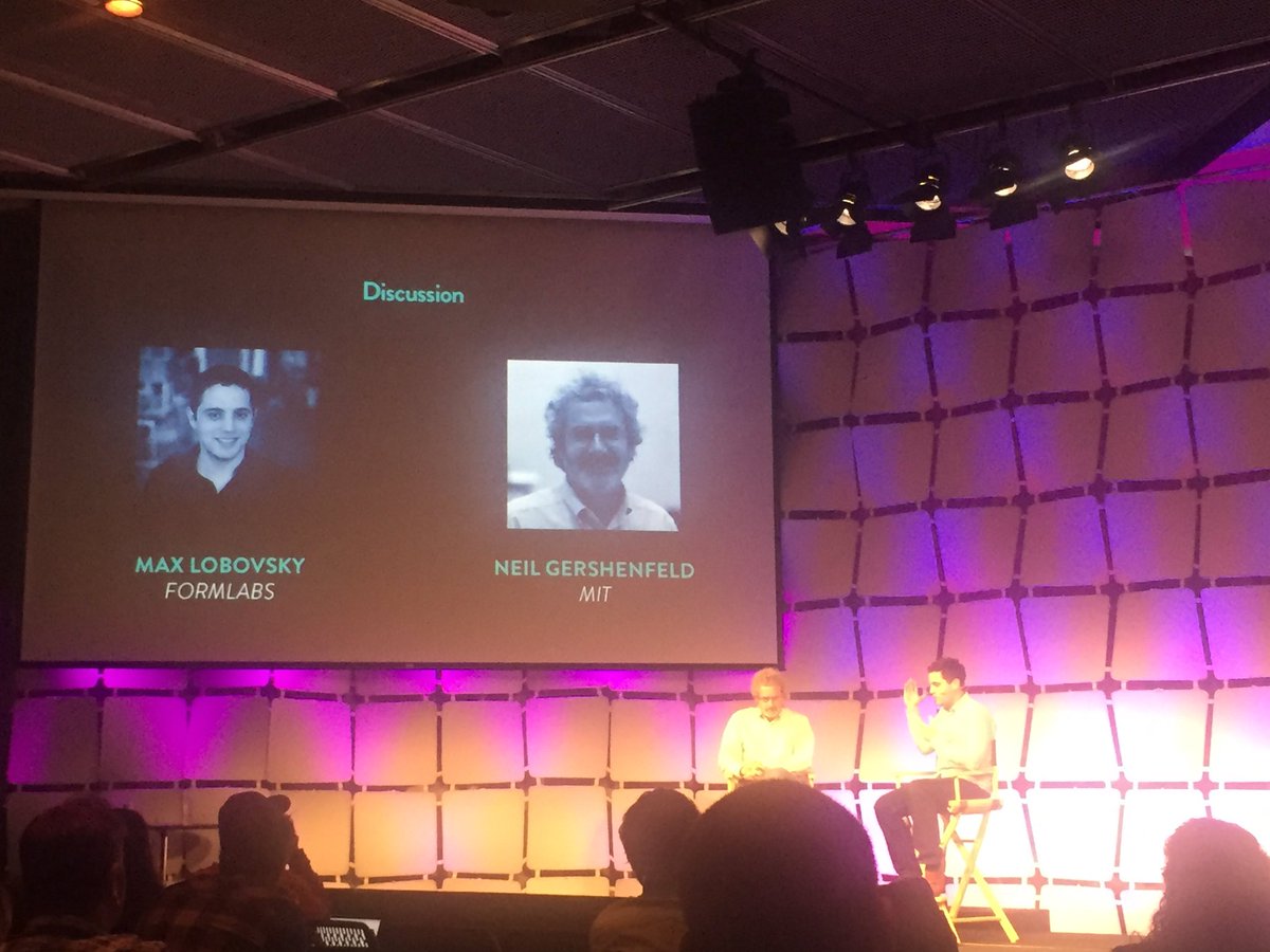 Axial_3D's tweet photo. Inspiring final session with @MaxLobovsky and Neil Gerahenfeld! Bonus mention of @fablab Belfast and Derry #3Dprinting #digitalfactory17 https://t.co/YOXf4wJVlT