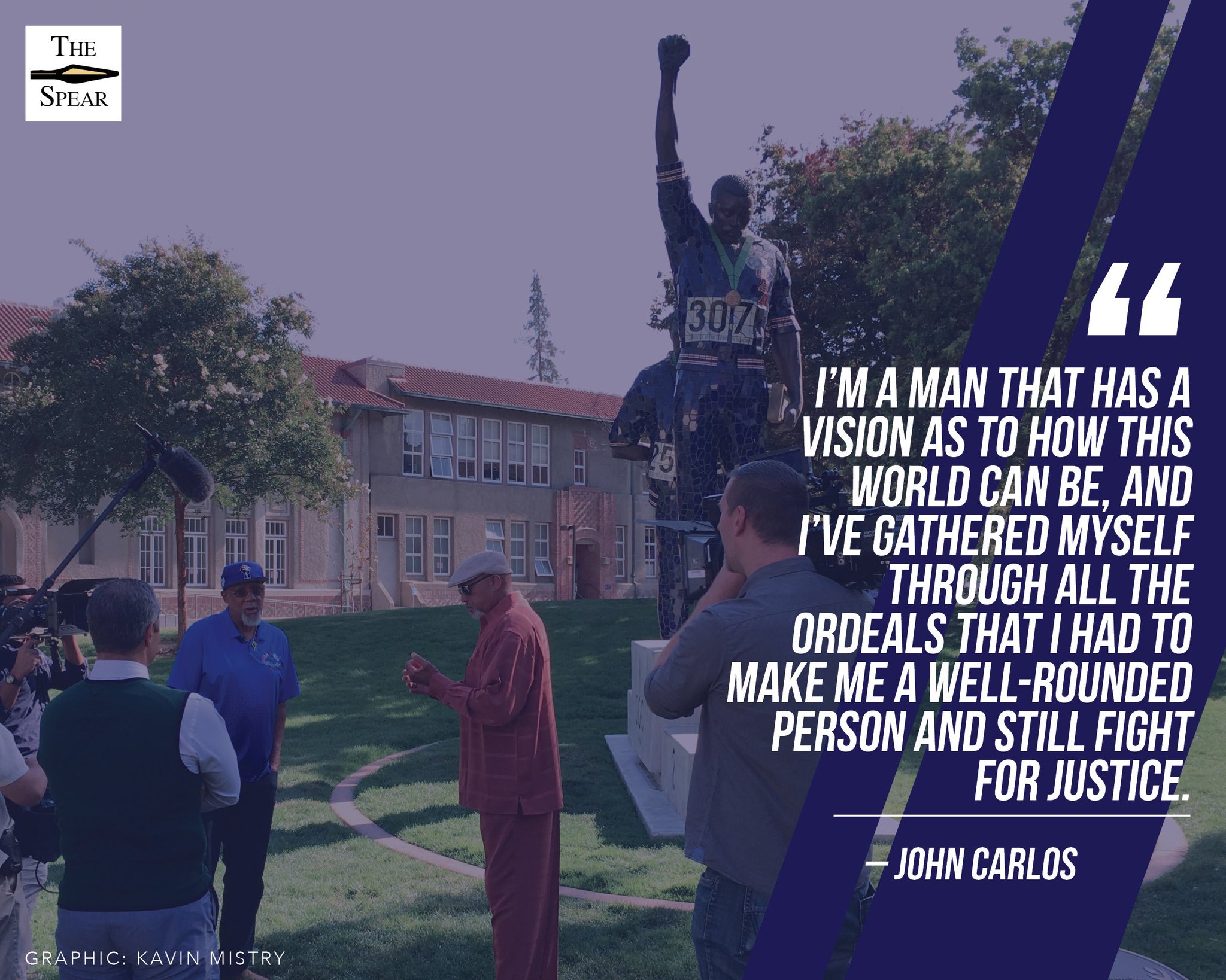 Happy 72nd birthday to one of the most influential Spartans in history, 
John Carlos! 