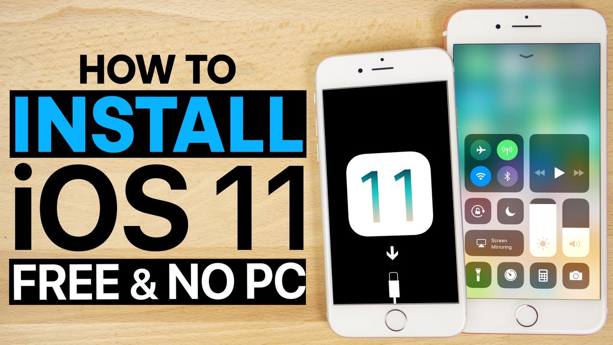 Install iOS 11 FREE! Super Easy &amp; No Dev Account Needed. youtu.be/84bJH5FY2cs