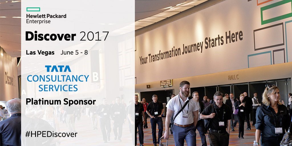 HPE_Alliances's tweet photo. #HPEDiscover Sponsor @TCS is a leader in IT services, consulting &amp; business solutions. Stop by Booth #103 &amp; say hi: https://t.co/YKMk3tq3EV https://t.co/KH4lBoAZPP