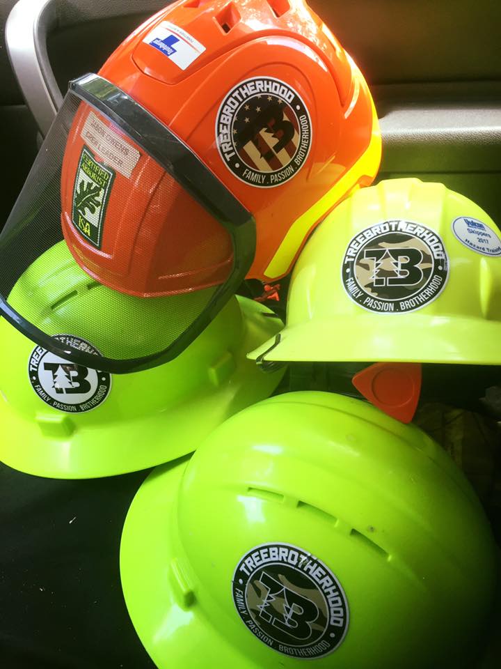 Thank you to Jason of Jaflo, Inc. in Allentown, PA for this great picture. The "Badge" decals are available now at TreeBrotherhood.com