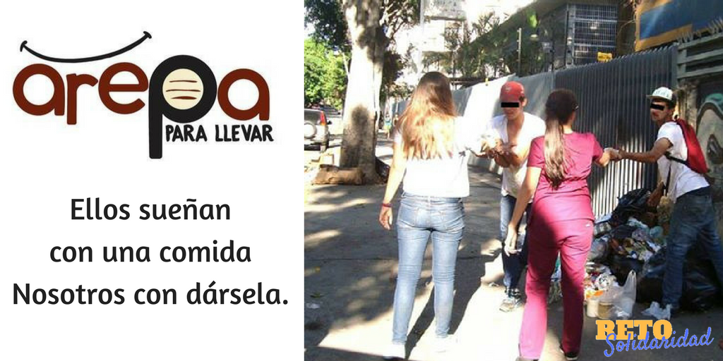 retosolidaridad's tweet photo. La Pelúa, La Catira y... La Venezolana: con Solidaridad y Calidez. Conoce esta hermosa iniciativa @ArepaParaLlevar https://t.co/XDgBCYz1PS https://t.co/t9sLWMJQ7q