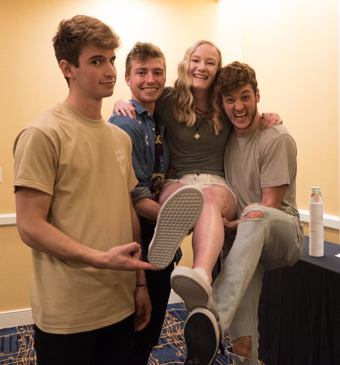 DaveTheWaundr's tweet photo. #PressPlaySF 
@joeykidney @itstaylorbaxter @AndrewQuo https://t.co/q6yNZjLei2