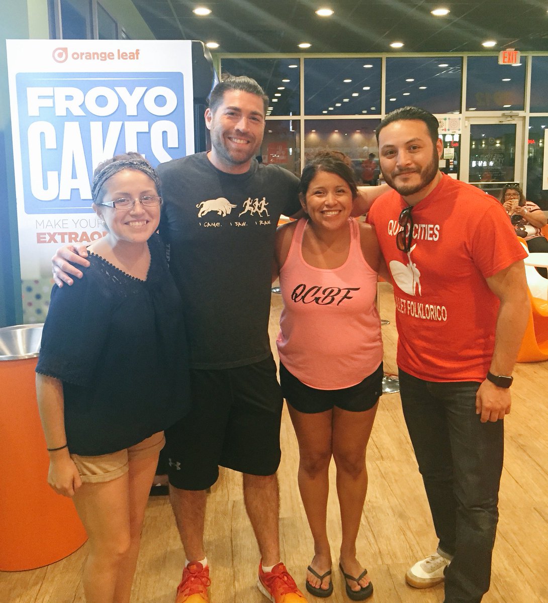 QCBF84's tweet photo. Thanks @OrangeLeafQC in Moline, IL for hosting a fundraiser for us. We had fun! #SupportQCBF https://t.co/to0VbgCSGx