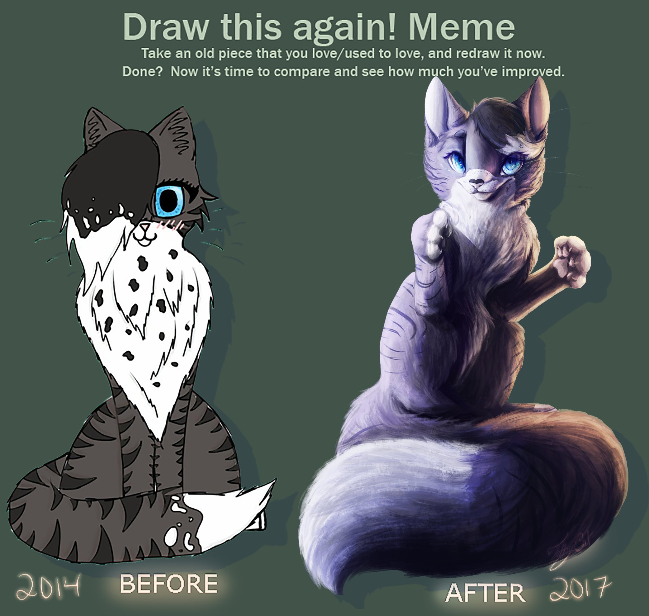 𝚙𝚊𝚗𝚌𝚊𝚔𝚎𝚜 Redrew My First Deviation On Deviantart Today U Warriorcats Warriors Cat Drawing Art Improvement Drawthisagain Oc Myart T Co Nezinhfnek Twitter