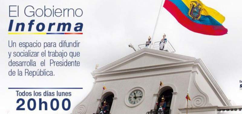 VeroGuevarav's tweet photo. No te pierdas hoy a partir de las 20h00 #ElGobiernoInforma, espacio donde podrás conocer las actividades de nuestro Presidente @Lenin! https://t.co/uR0KmWRKtu