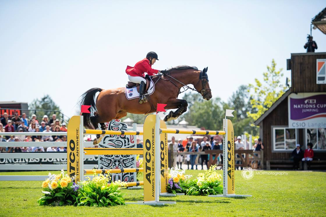 Margie and Royce jumping their way to the win in the $130,000 Grand Prix of Langley yesterday! Many thanks to all involved!