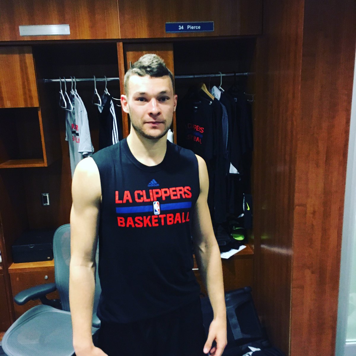 Flannery32's tweet photo. Thanks to the @LAClippers for having me for my first NBA workout https://t.co/0xJfxZxFtV