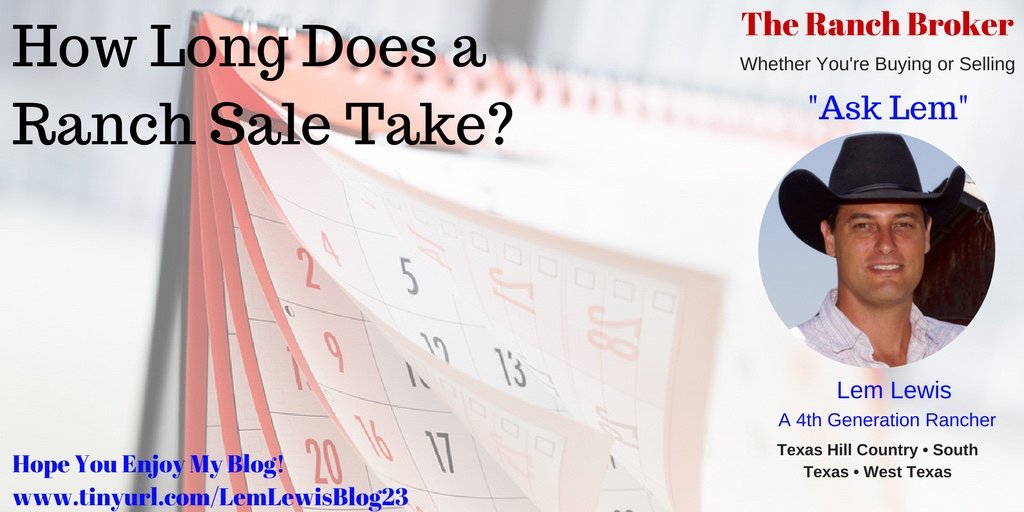 theranchbroker's tweet image. On average, I’ve found that it takes 8 months to sell a #ranch. But the time frame can be much shorter. Ask me! tinyurl.com/LemLewisBlog23