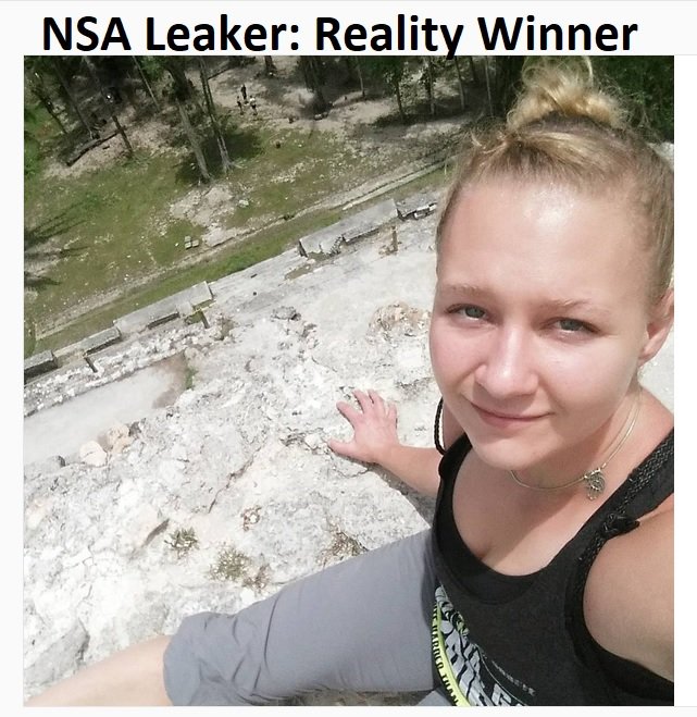 Reality Leigh Winner leaker! Democrat Arrested for leaking classified info