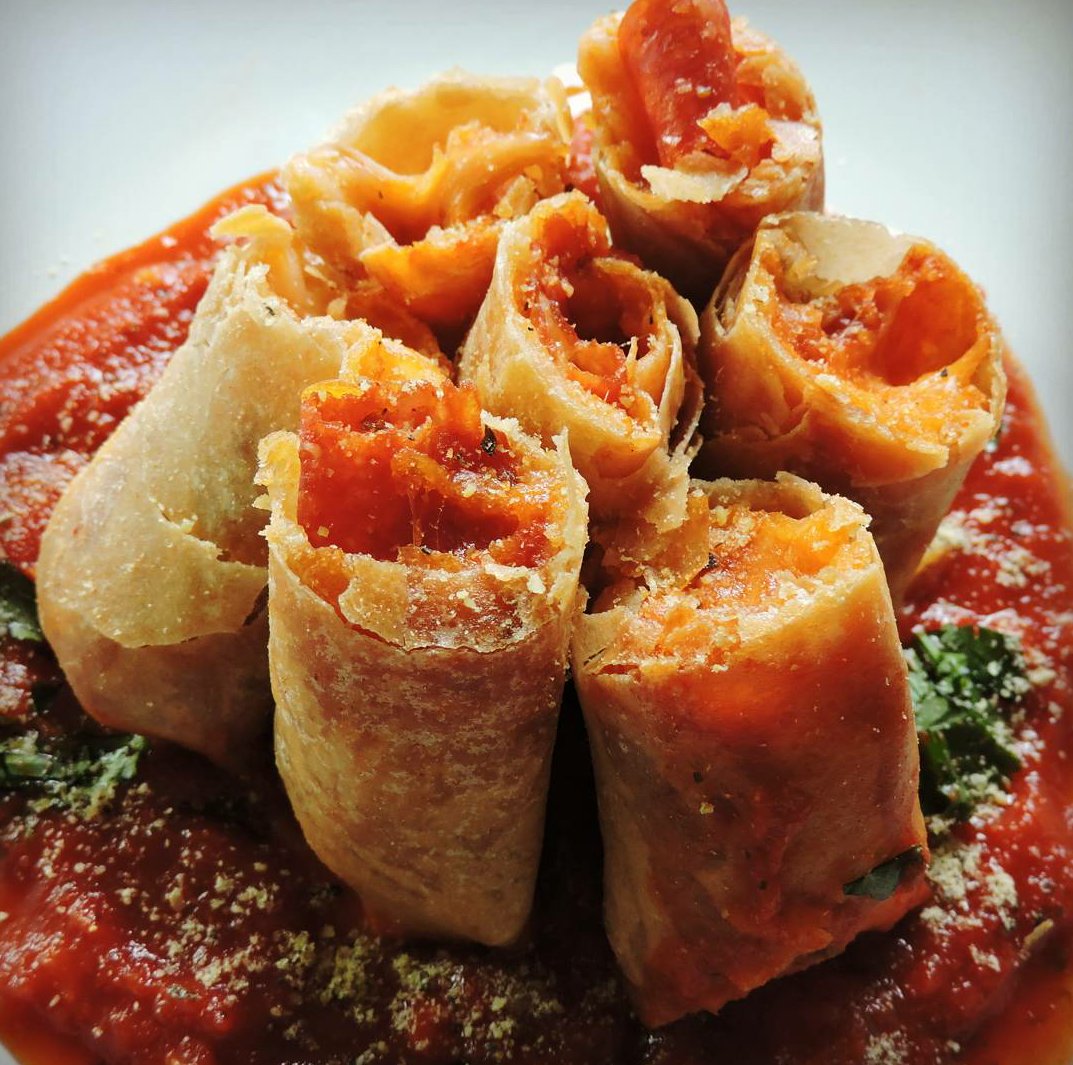 Rollin up and then serving the team