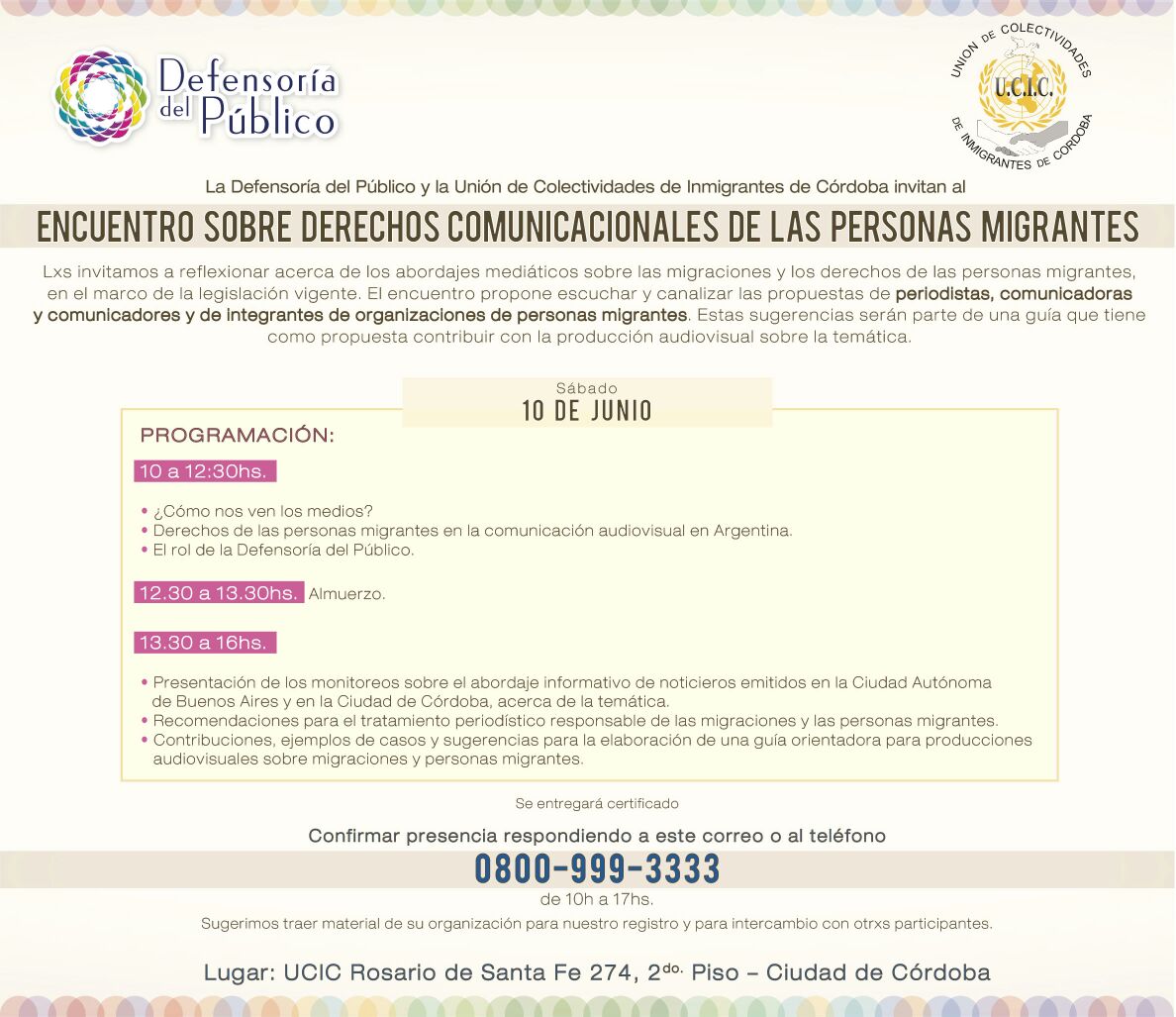MGLPy's tweet photo. #voz migrante sera escuchada. Sábado 10 a las 10 en Rosario de Santa Fe 374. 2 puso. https://t.co/MzSwgNtREO