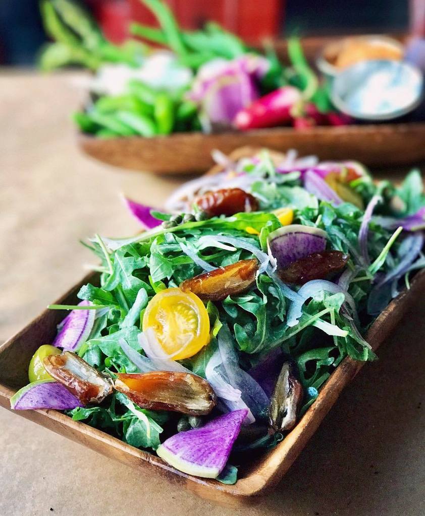 Eating the 🌈🌈🌈<a href="/marerestaurant/">Maré Restaurant</a> #prideweek #salad #healthyeats #eattherainbow #silverlake #mare #salad #foodporn #fo… ift.tt/2sLv2OV