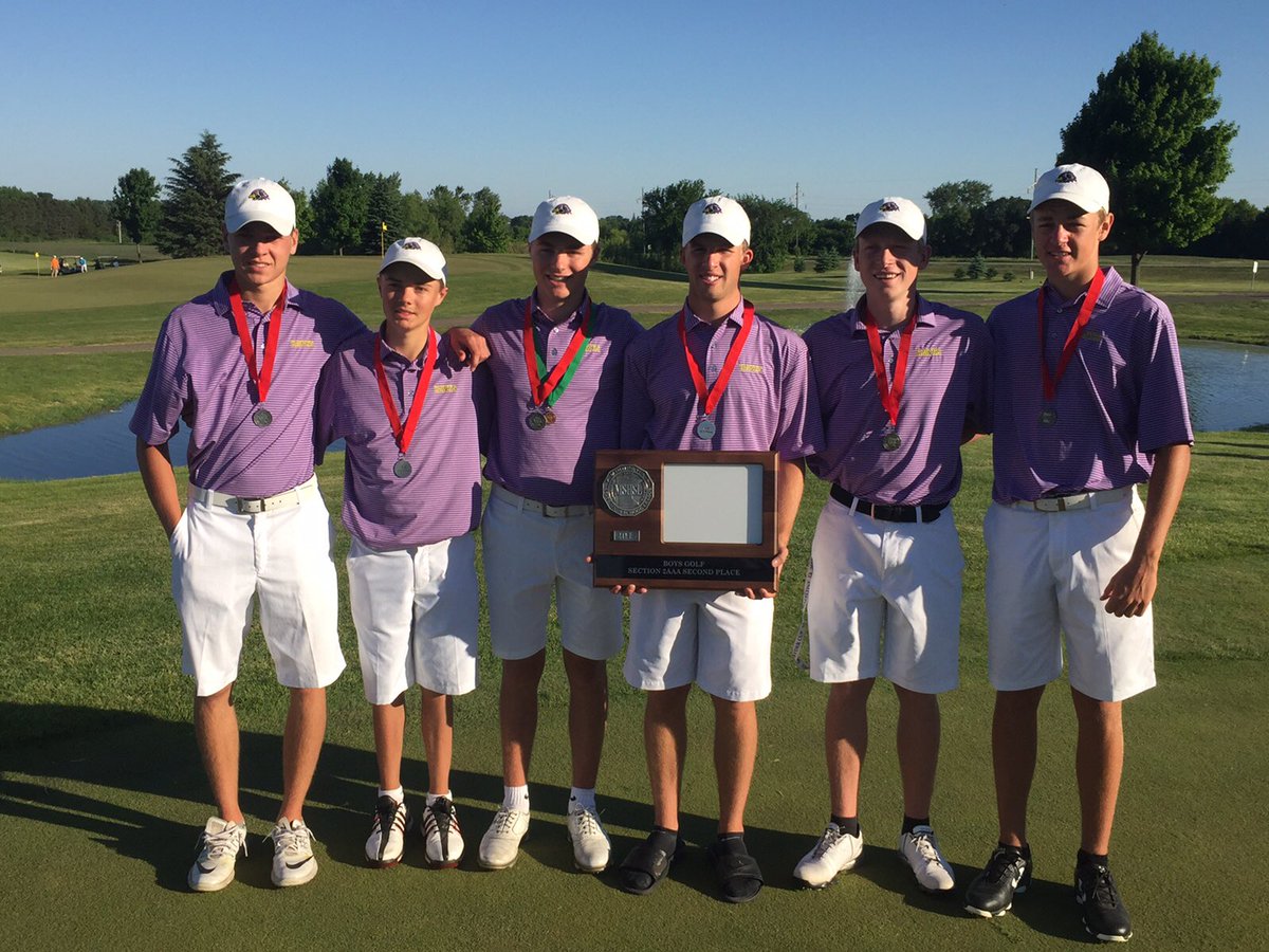 ChaskaHawks's tweet photo. Congrats Chaska Boys' Golf on your Section 2AAA Runner-Up finish! Hawks L. Johnson qualifies for State. #SoarHawks https://t.co/4BOTRdZZp7