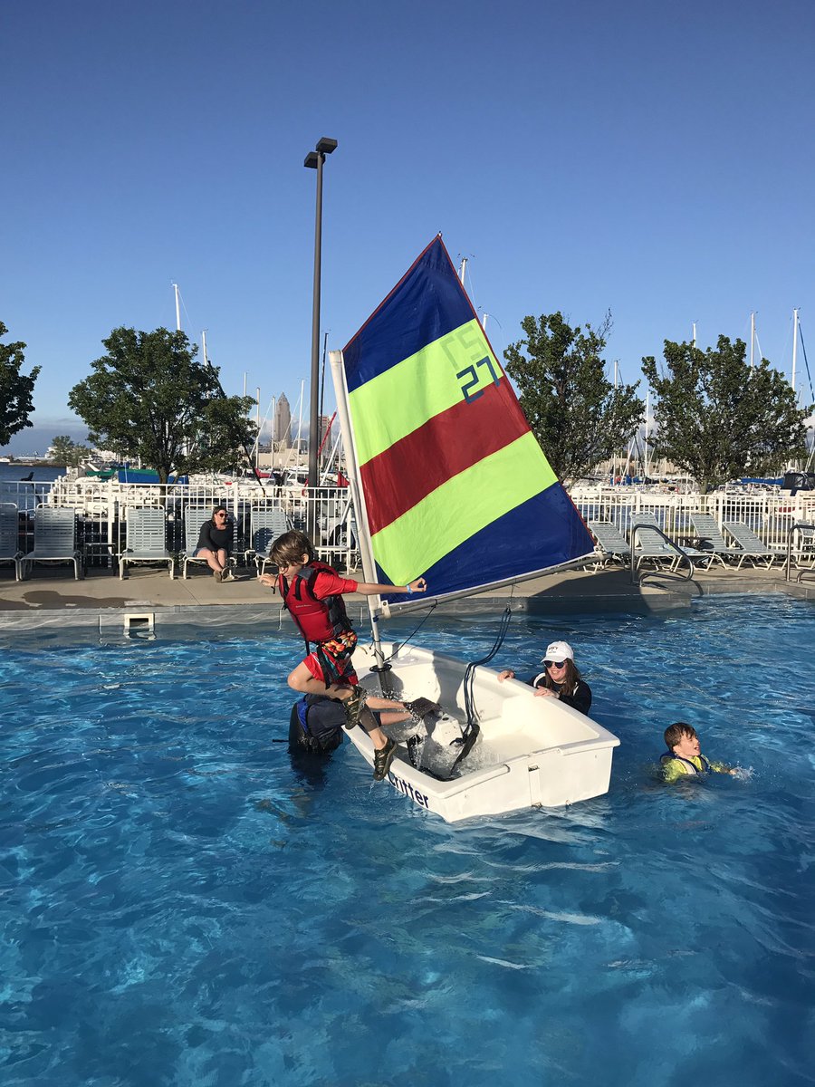 ashleytaseff's tweet photo. Thanks @EWYCJRSAIL for a great first sail class of the summer for the boys at @EdgewaterYacht! (Alta starts camp on Wednesday!) ☀️⛵️ https://t.co/BLOYUqivBu
