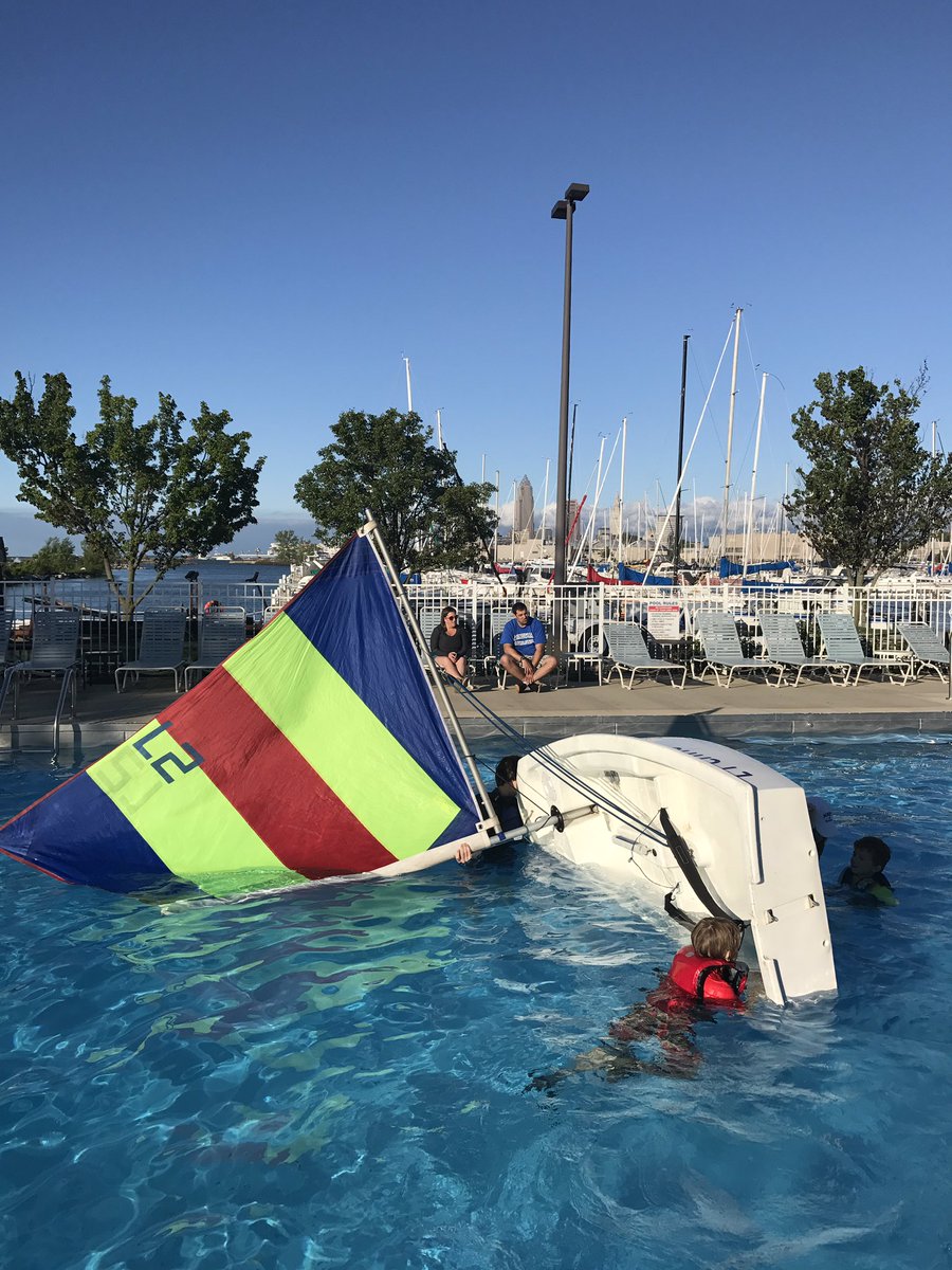 ashleytaseff's tweet photo. Thanks @EWYCJRSAIL for a great first sail class of the summer for the boys at @EdgewaterYacht! (Alta starts camp on Wednesday!) ☀️⛵️ https://t.co/BLOYUqivBu
