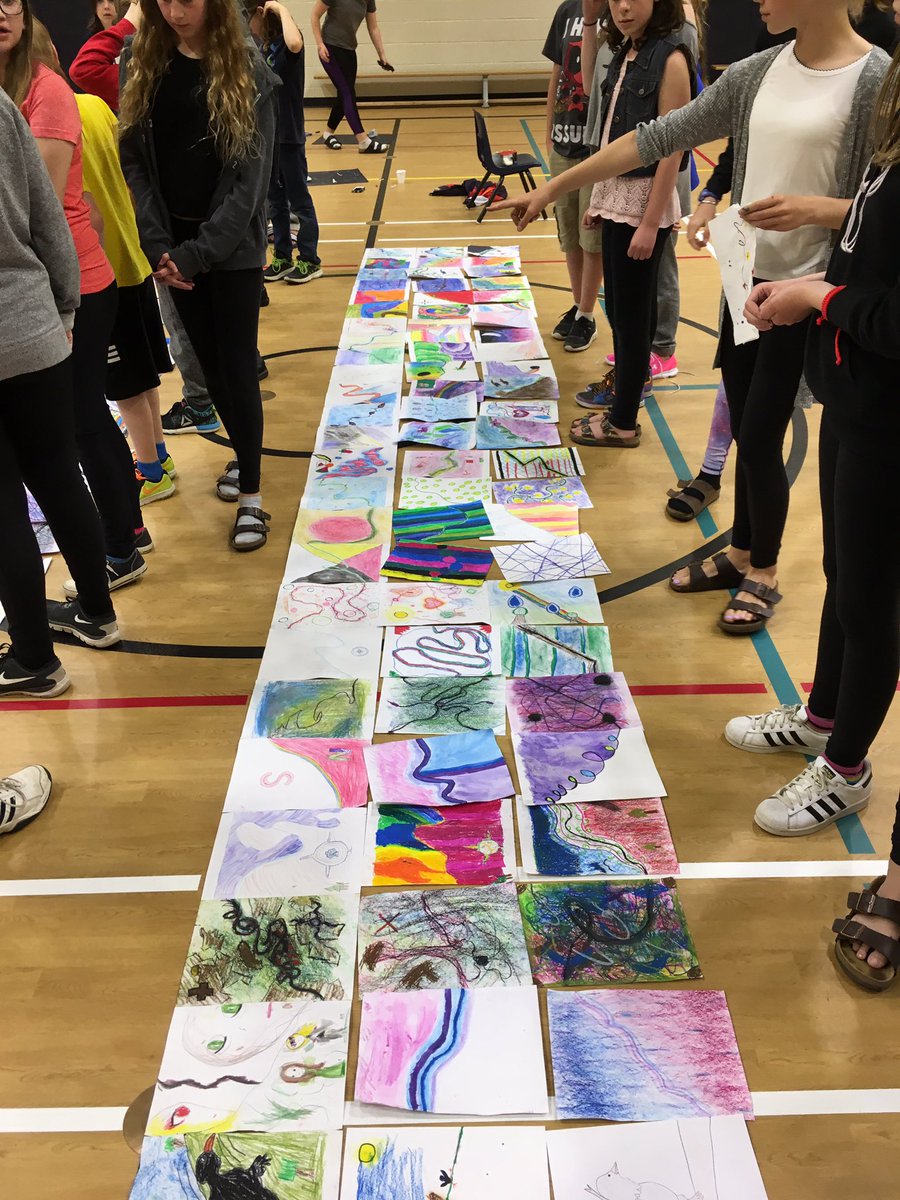 mwalkerhope's tweet photo. Consolidation piece! Final responses complete our 3 tier story belts to become an installation @crgummow #calltoaction83 @kprschools https://t.co/n3YKBOmg3a