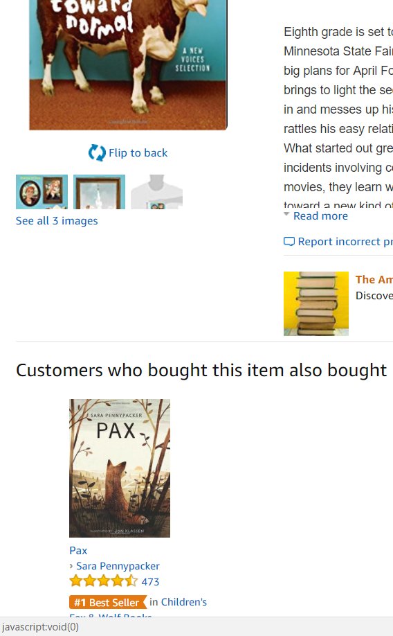 RebeccaPetruck's tweet photo. With Amazon Buy Button hullaballoo, thought I should check #SteeringTowardNormal. Fangirling to see this! #amreading #PAX #mglit https://t.co/x7clCHbigC