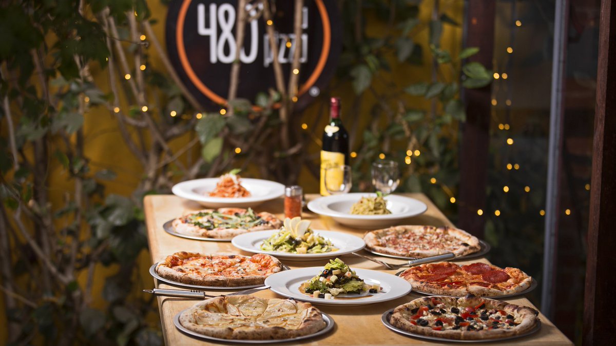 Inauguración de nuestro restaurante 480°,no pierdas la oportunidad de probar las pizzas y de celebrar con nosotros. goo.gl/30Oq6a