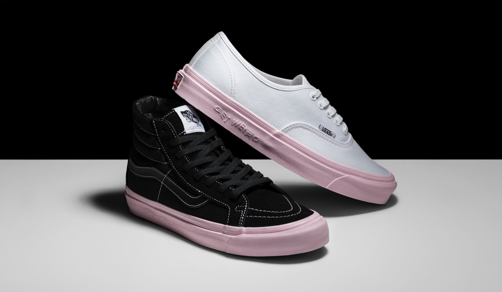 GOAT on X: "Pink soles make the Vans x Anti Social Social Club x Dover  Street Market Authentic and Sk8-Hi pop: https://t.co/UYRTUZj3aR  https://t.co/qrTAJ26Krd" / X