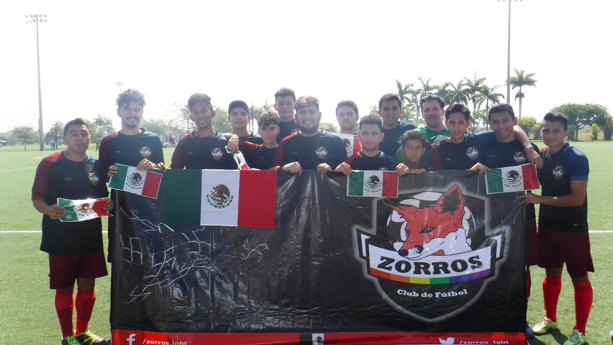 ZorrosLGBT's tweet photo. 🦊 #ZorrosLGBT returns to Mexico 🇲🇽 bringing with them 🥇 Gold 🥈 silver and 🥉 bronze medals in athletics and 🏅4th place in soccer. #OutGames https://t.co/VxT1aWH6kh