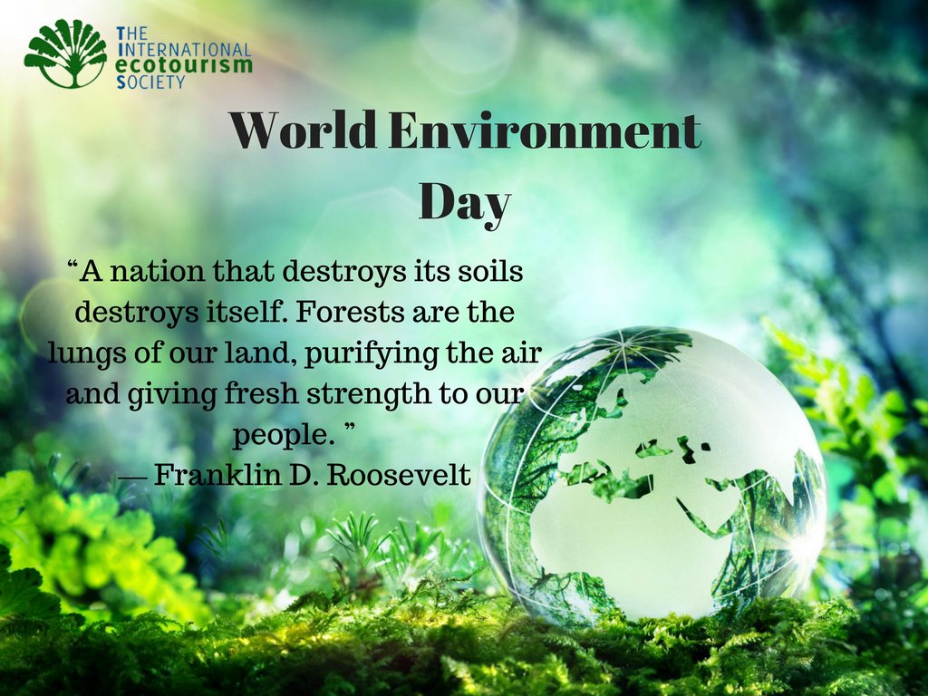 ecotravel's tweet image. World Environment Day June 5th 2017! #WorldEnvironmentDay #WorldEnvironmentDay2017 #environment #ecotravel