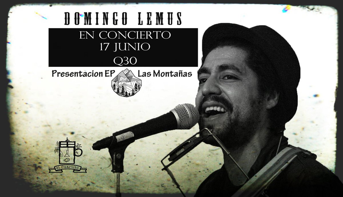 ElCuartitoCafe's tweet photo. Entradas a la venta para este 17 de junio @Domingolemon y amigos! https://t.co/QpBFLOt12h