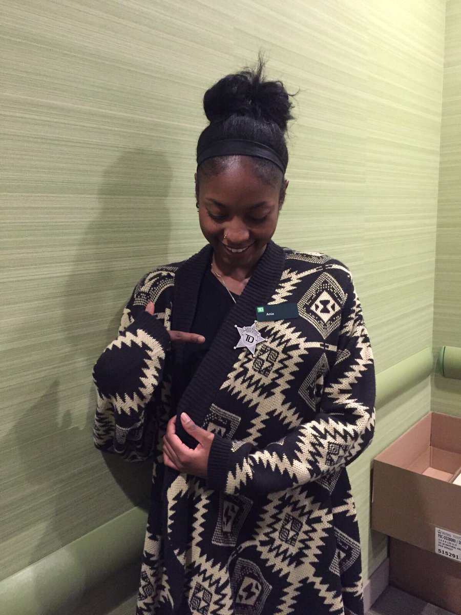 We have a new sheriff in town. Ania rocking that exceptional service. @TylerBrown_TD @Lcolangelo_TD <a href="/JessicaLeach_TD/">🥬</a> @BrianGervais_TD