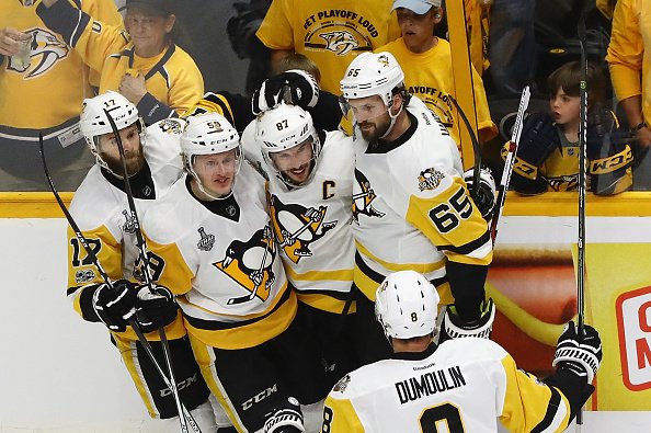 NHLPR's tweet image. Sidney Crosby (57-104—161) passed Mike Bossy, Gordie Howe, Al MacInnis &amp;amp; Bobby Smith (160) for 20th in all-time playoff points. #StanleyCup