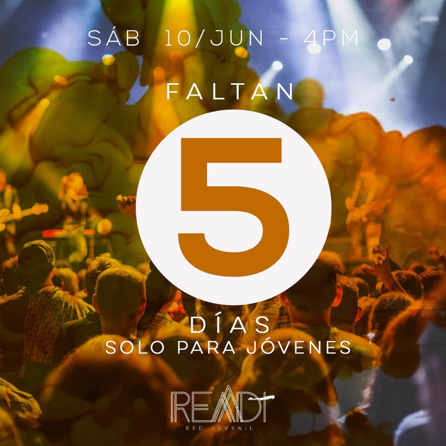 ReadiColombia's tweet photo. ¡A tan solo 5 días! @CasadeDiosCol #ReadiColombia #Readi #CasadeDiosColombia https://t.co/F21lskiYJb
