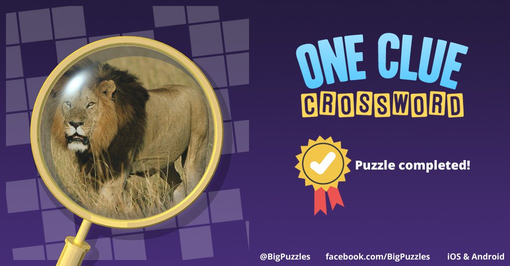 I completed a puzzle in One Clue Crossword. Play now for free!
onecluecrossword.com #OneClueCrossword