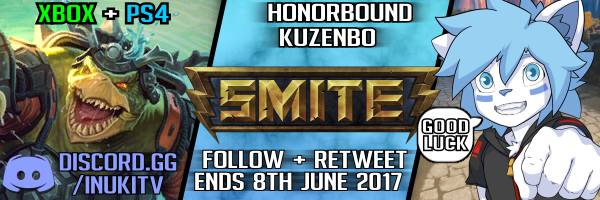 Inukii's tweet photo. It has been a long day. Super Tired. Here is a quick Give away. Codes gotta go fast. For SMITE console only! Must....Sleeeeeep! https://t.co/enuBbVSjlW