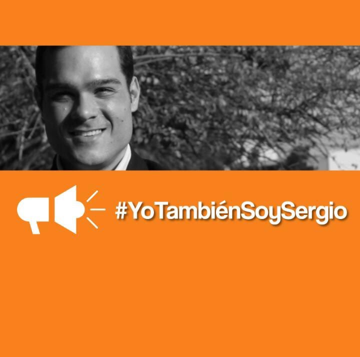 ccentenoo's tweet photo. @ScontrerasB su delito decir la verdad, su arma un megáfono y la voluntad incansable de trabajar por la mejor Venezuela #YoTambiénSoySergio https://t.co/9LyZKj8zz7