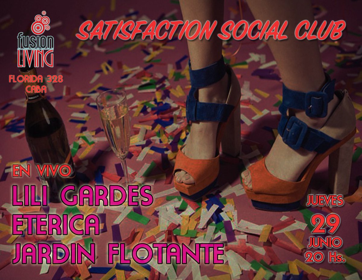 Se viene un nuevo show!
Los esperamos el 29 de junio - 20hs.
Fusión Bar es lugar de comidas, tragos y música para pasar un rato agradable.