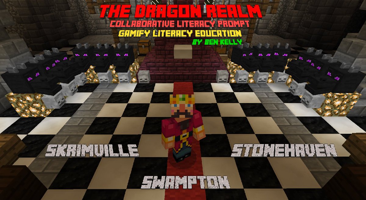 BBTNB's tweet photo. Reborn & Epic Upgrades! "The Dragon Realm" returns this week! #MinecraftEDU #GamifyLiteracy #EdTech Check This Out! https://t.co/Kx34yu1SwW https://t.co/xoLfdNCYsA
