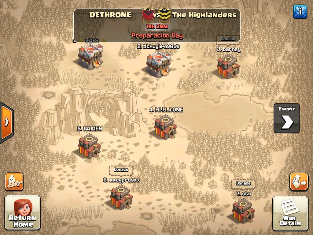 Another PL at DETHRONE #CoCPotluck #clashofclans #clanwar