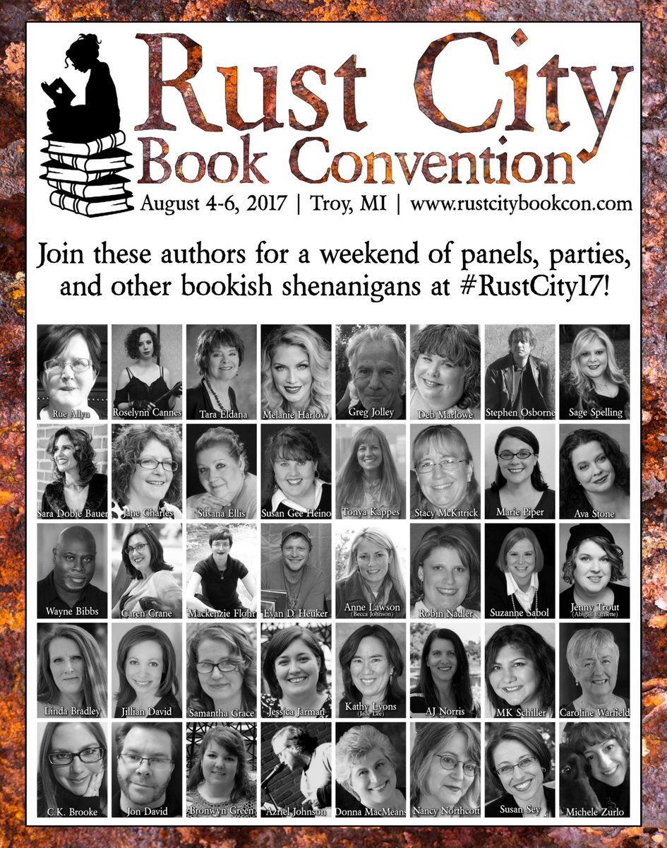 RustCityBookCon tweet picture