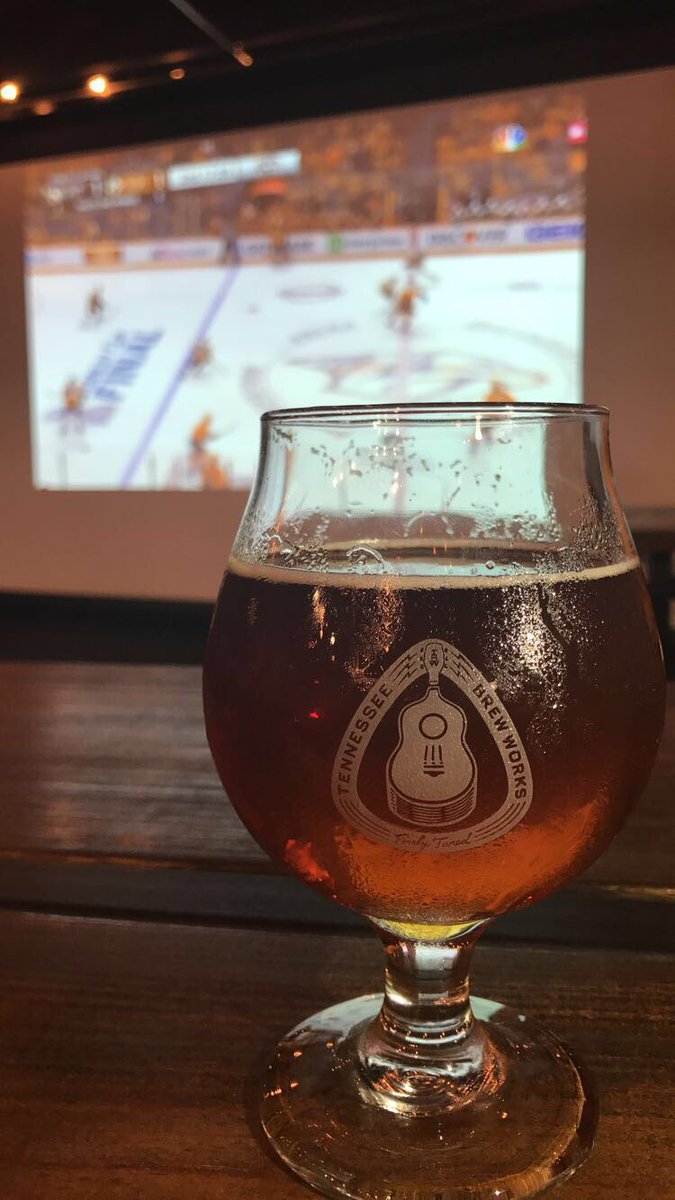 dougiswright's tweet photo. What a view thanks to @TNBrewWorks @TNTapRoom Lets Go @PredsNHL https://t.co/sVqRgObXVP