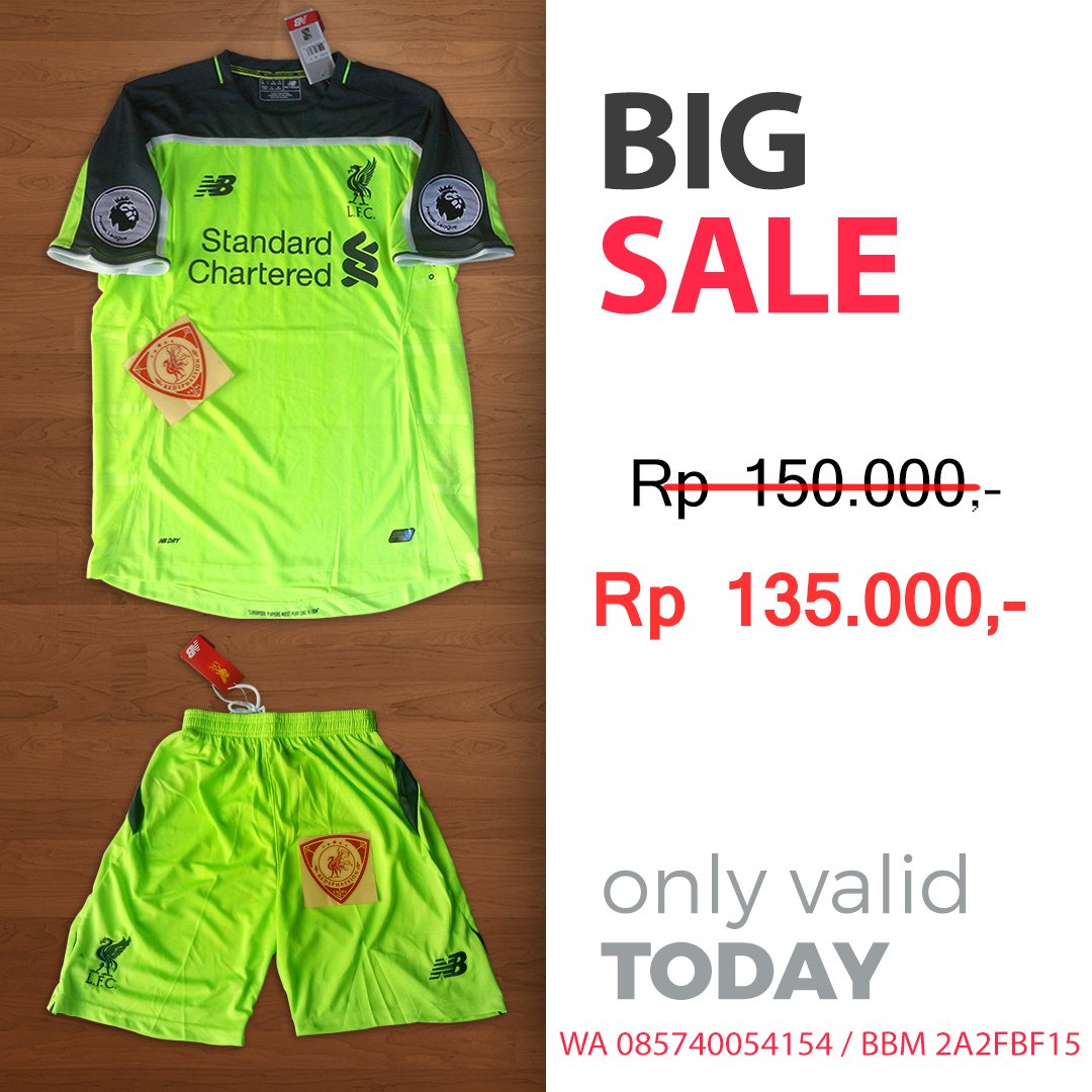 Redsphassion's tweet photo. DAPATKAN SEKARANG !! Hemat sd 15 ribu
LFC 3rd 16/17 +Patch EPL + Celana
Grade Ori #limitedsize
Info ORDER : WA 085740054154 / BBM 2A2FBF15 https://t.co/ckPOKnYL1u