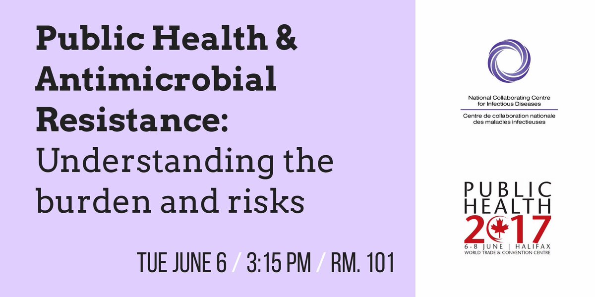 Let's talk about antimicrobial resistance at #publichealth17: what we know, promising strategies, and your role! 2 sessions, starting here: