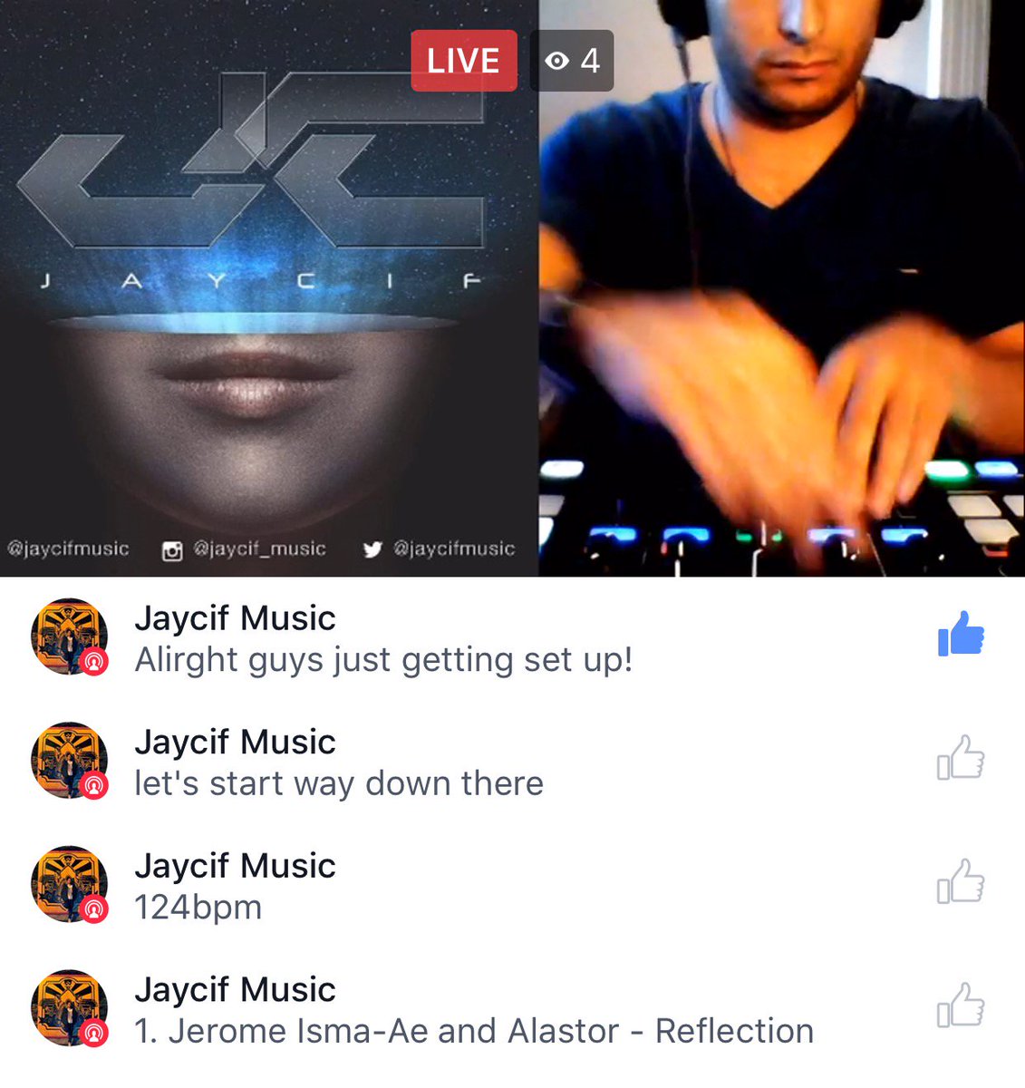 Hey guys! Live now! facebook.com/jaycifmusic  Let's get a little mix session going! 🎧🎶🎵☝️ #TranceFamily #edm #edmfamily #Trance