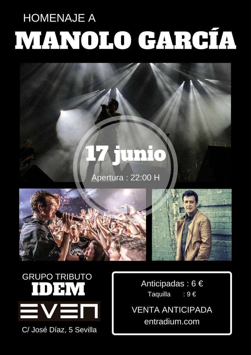entradium.com/es/entradas/ho…

ENTRADAS PARA EL HOMENAJE A MANOLO GARCIA Y EUDLF