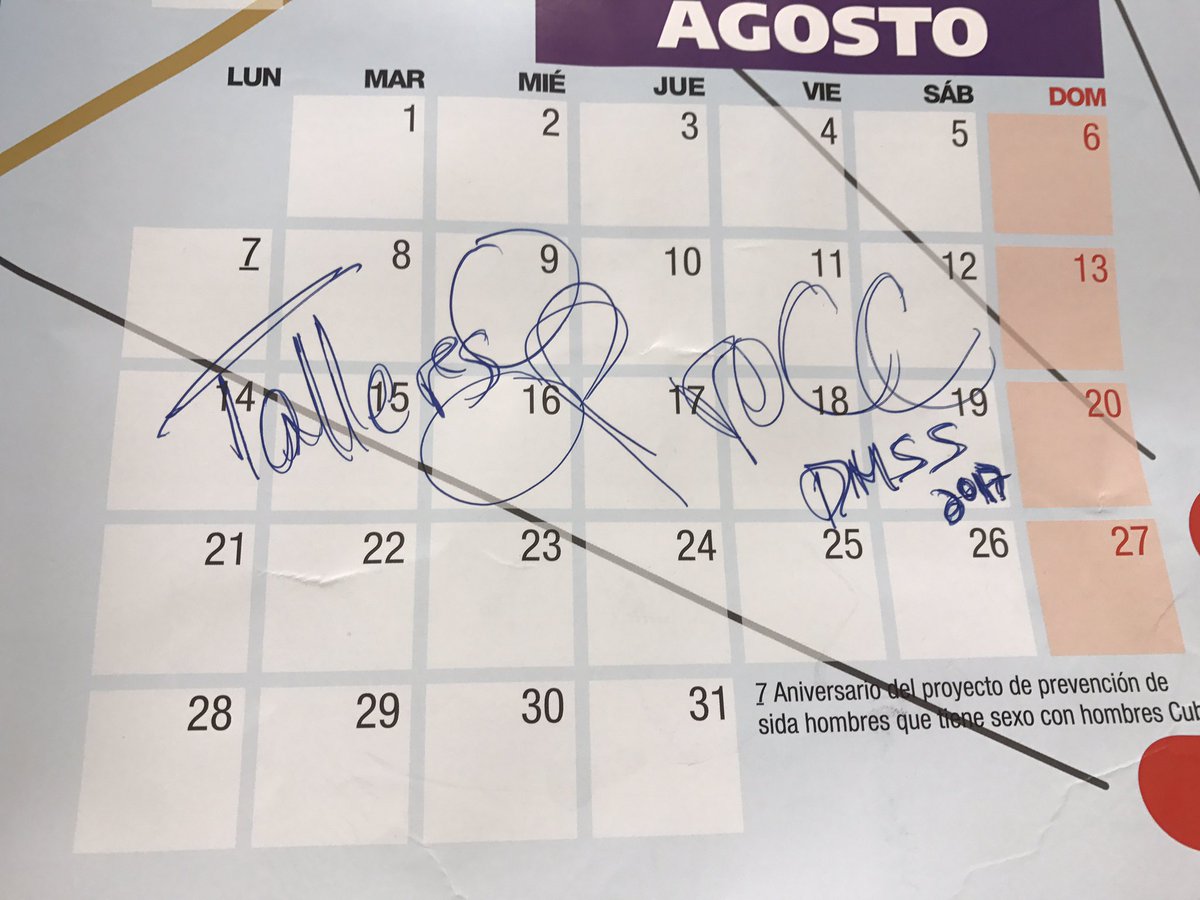 Libraquino's tweet photo. Este año colocando en el #DMSSCuba2017 Foros, talleres desde los ProCC, RSC, Ferias Comunitarias, III Conferencia Científica y Habansex. https://t.co/rBoNVaFnUO