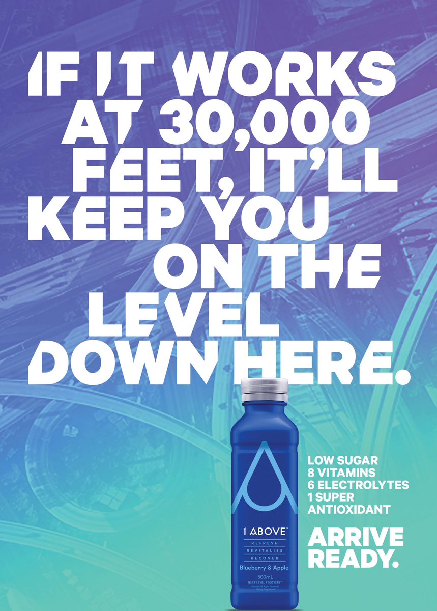 Excited to see the launch of the "on ground" <a href="/fly1above/">1Above</a> product! Hitting supermarkets and service stations nationwide!